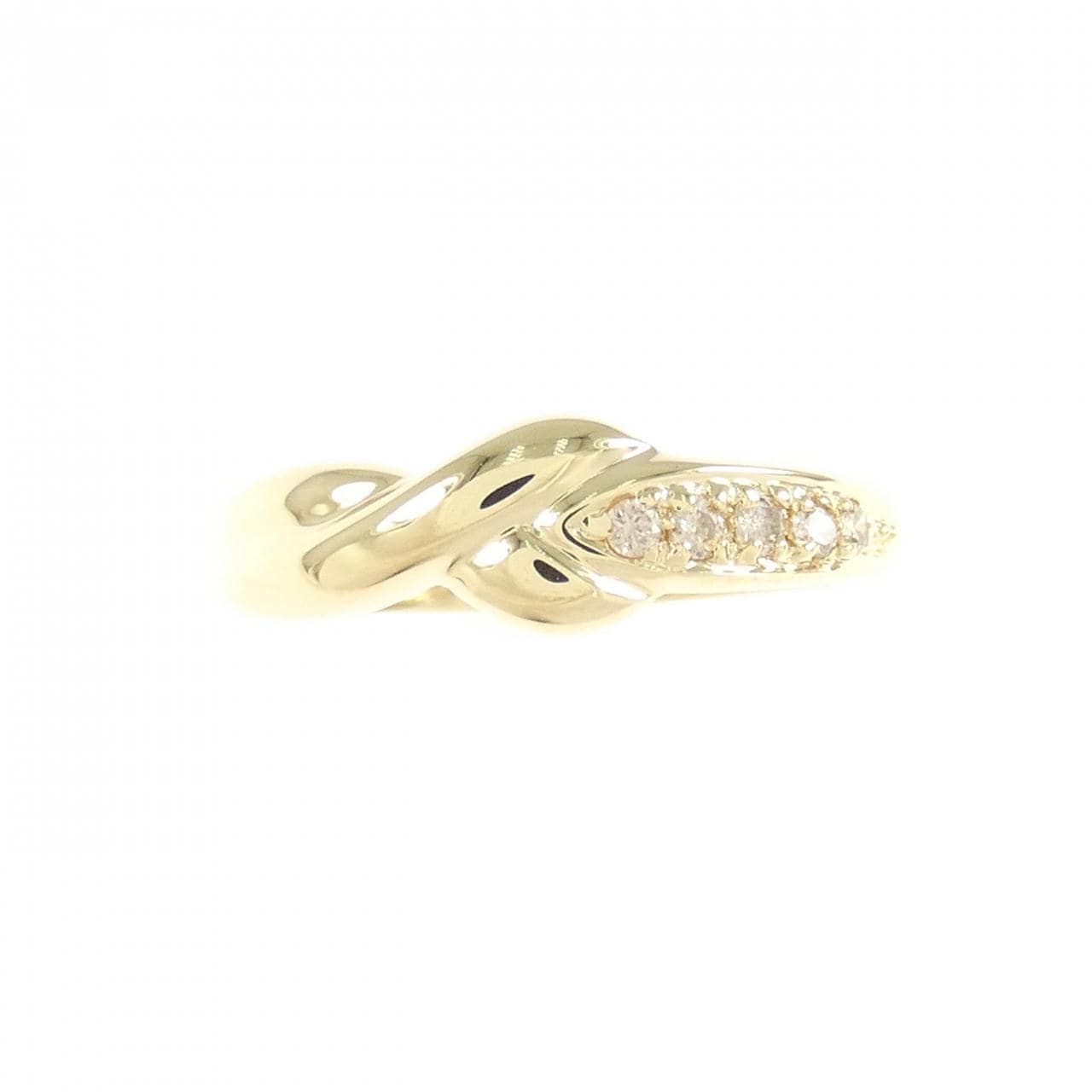 K18YG ダイヤモンド リング 0.03CT