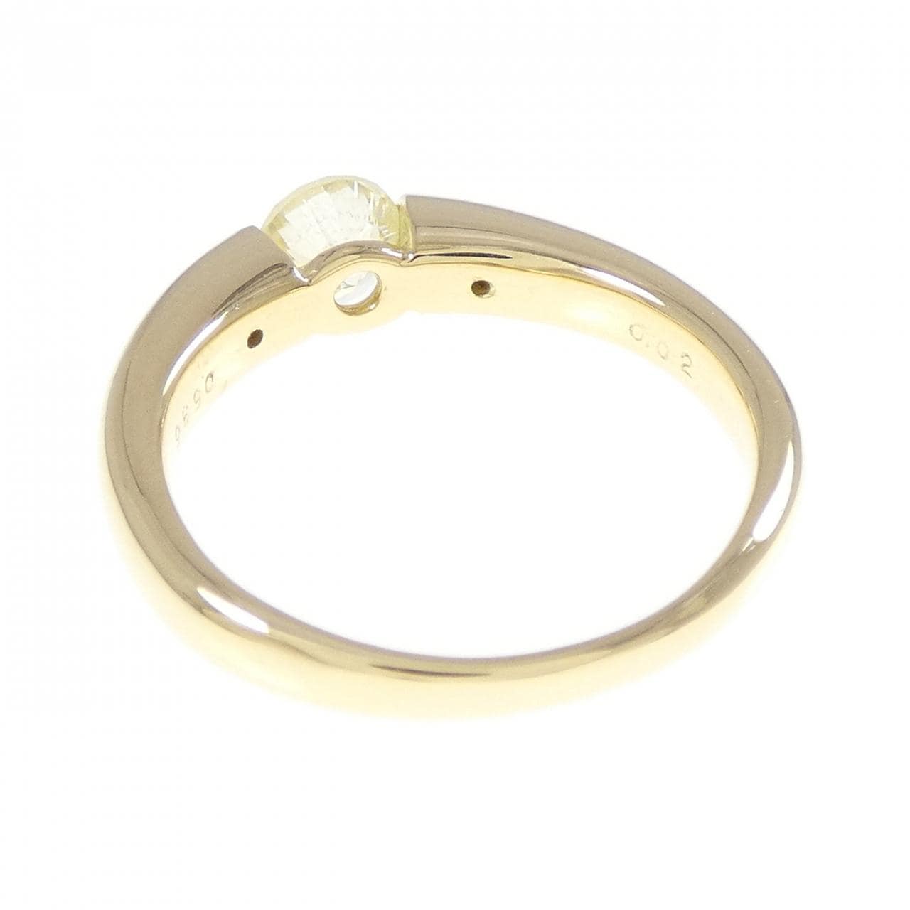 K18YG ダイヤモンド リング 0.536CT