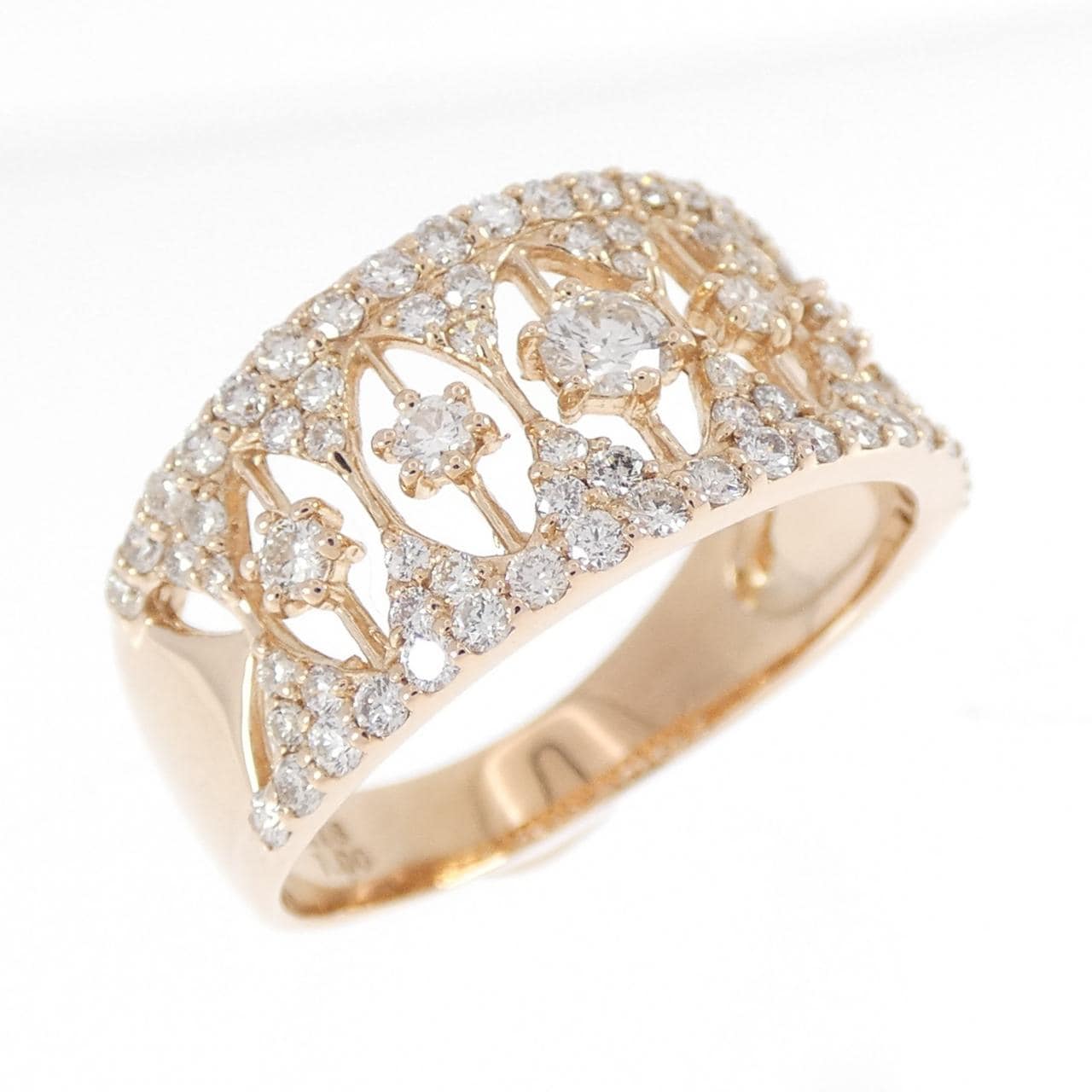 K18PG ダイヤモンド リング 1.00CT
