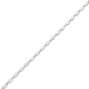 K18WG ダイヤモンド ブレスレット 1.00CT