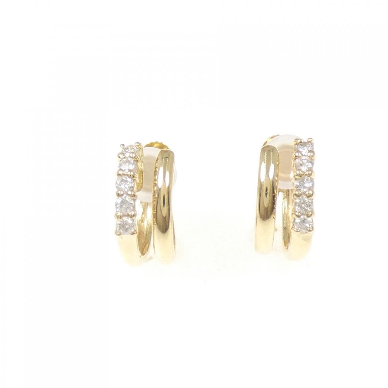 K18YG ダイヤモンド イヤリング 0.20CT