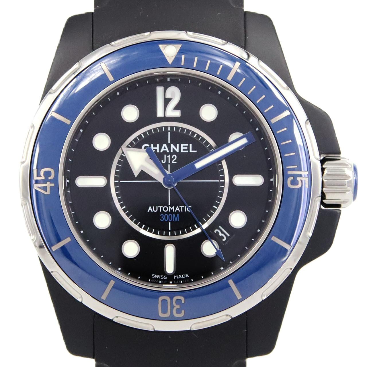 【ノーメンテナンス還元価格】シャネル J12 42mmマリンセラミック H2559 セラミック 自動巻