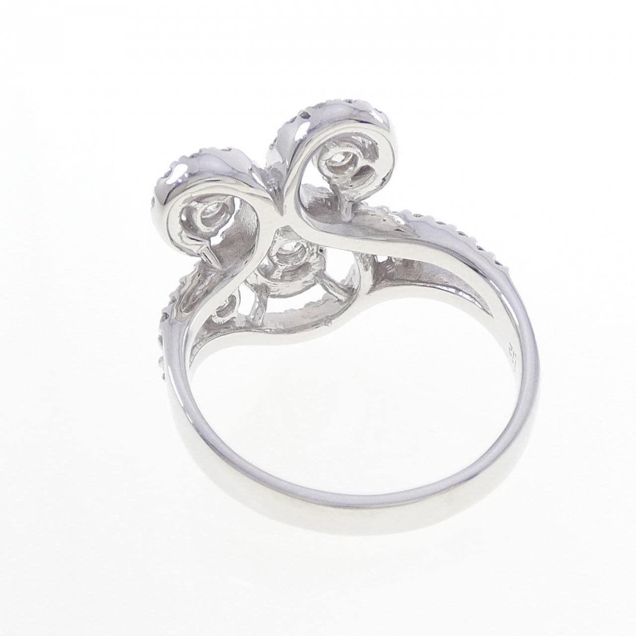 K18WG ダイヤモンド リング 1.12CT