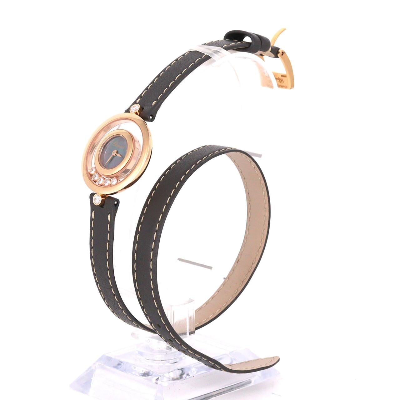 ショパール ハッピーダイヤモンドアイコン PG･5P 209415-5003 PG･RG クォーツ