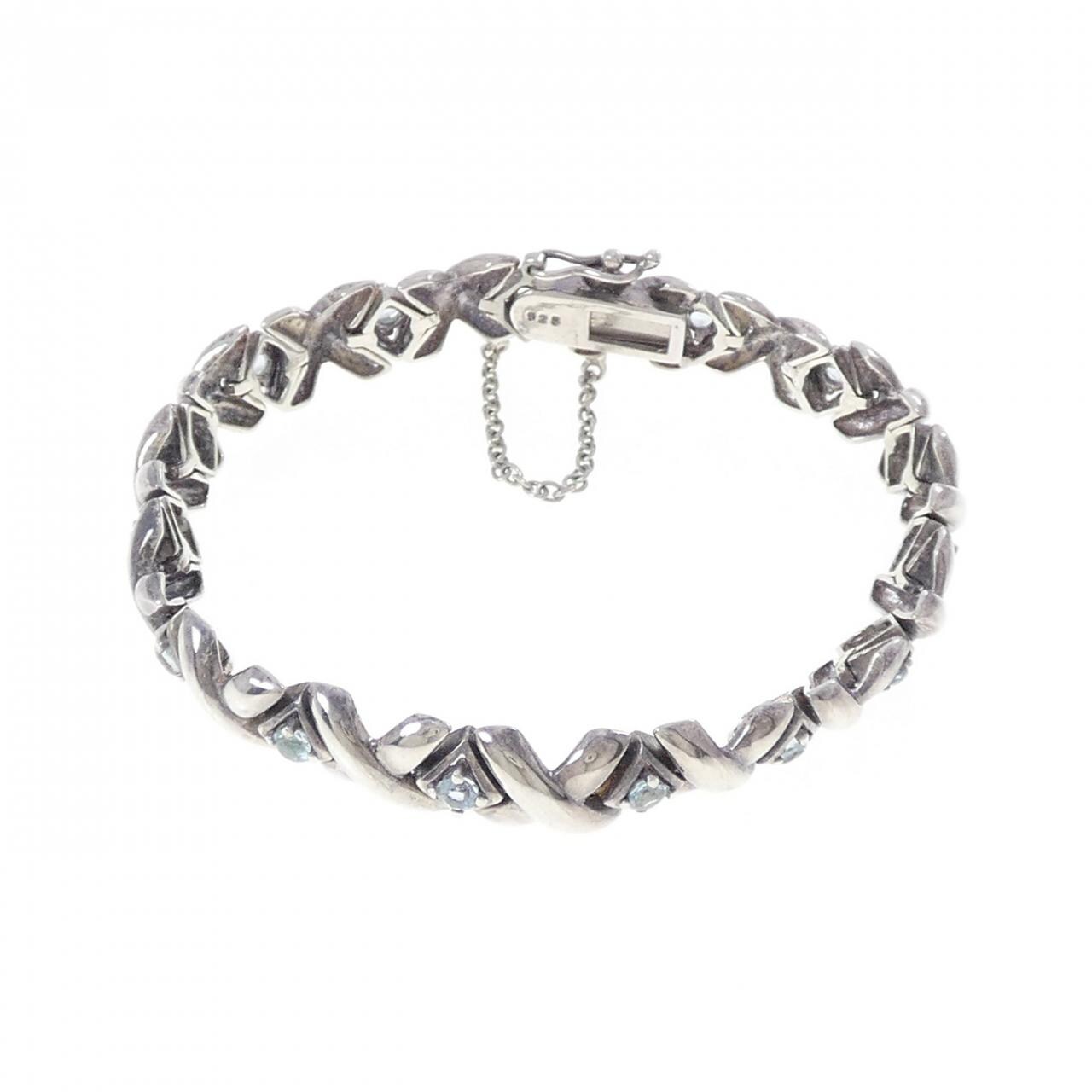 925SV ブルートパーズ ブレスレット