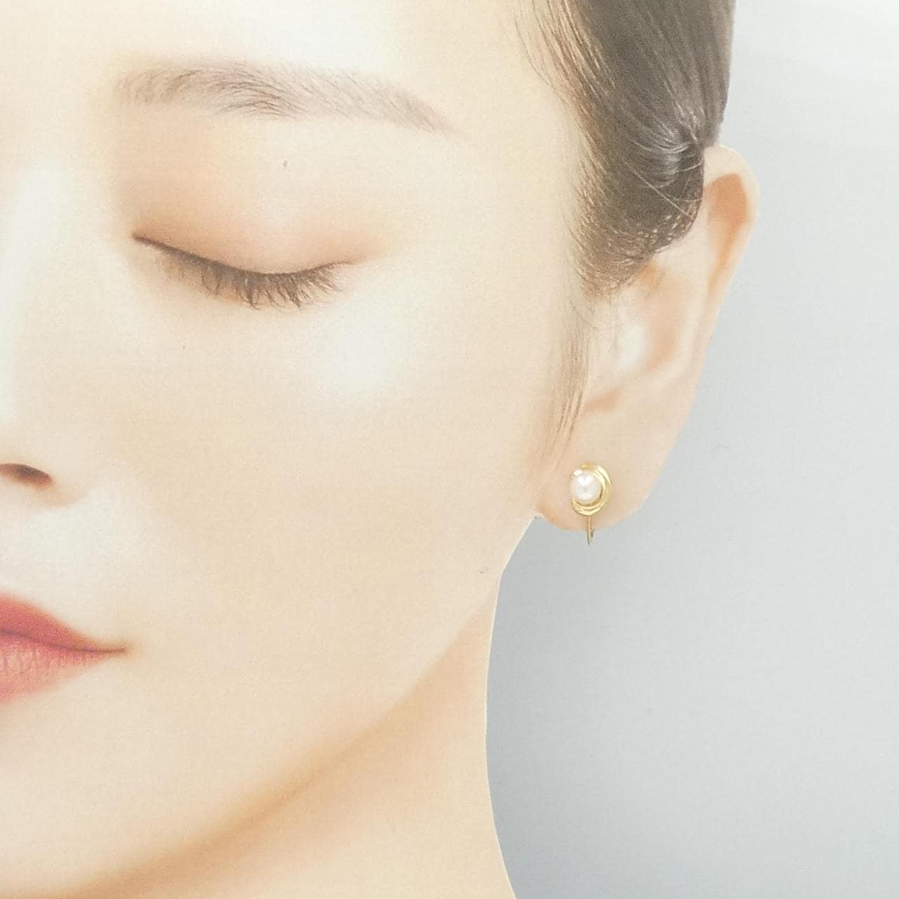 K18YG アコヤパール イヤリング 5mm