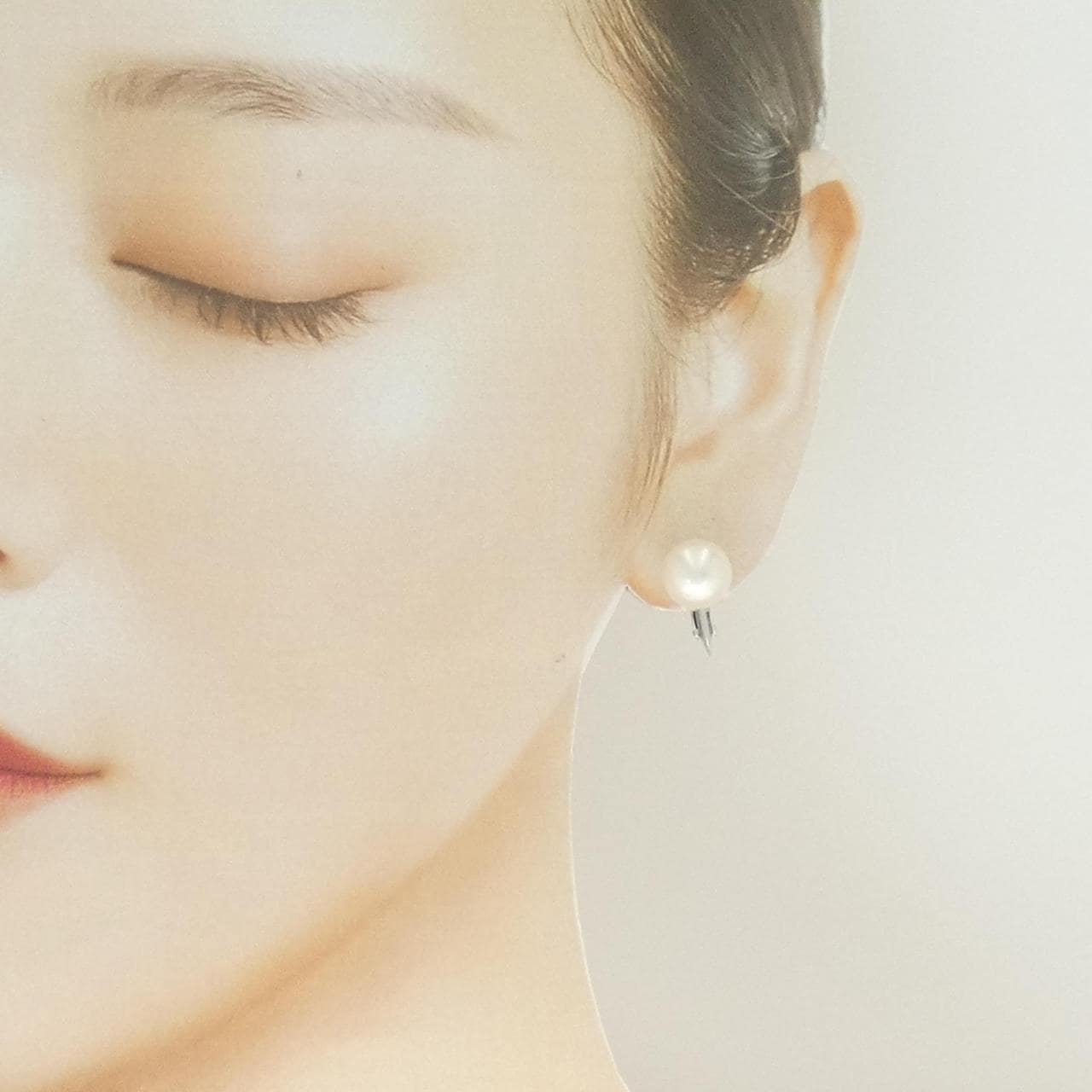 PT900 アコヤパール イヤリング 9.5mm