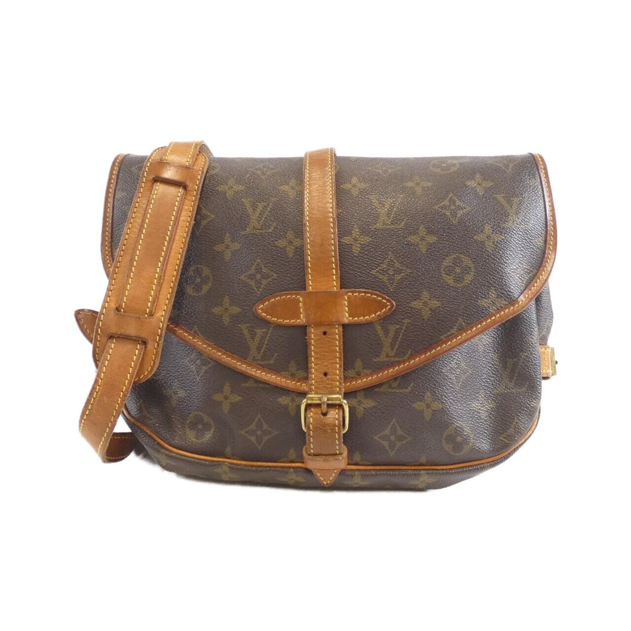 ルイヴィトン モノグラム ソミュール 30cm M42256 ショルダーバッグ