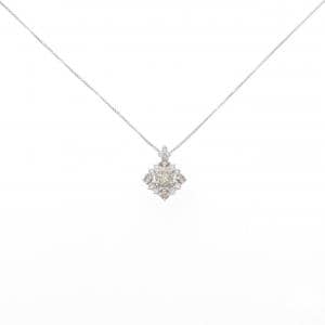 K18WG ダイヤモンド ネックレス 0.20CT