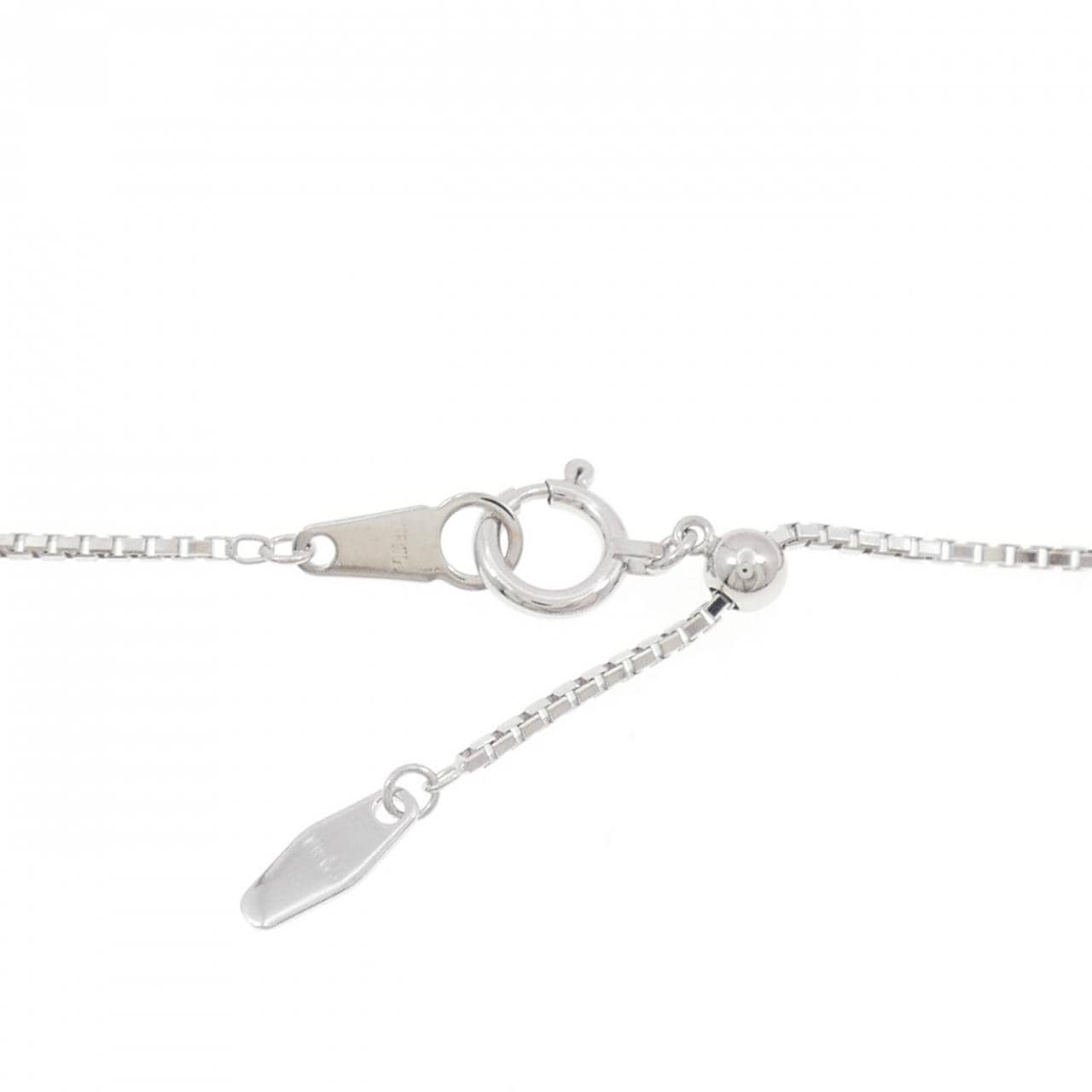 K18WG 黒蝶パール ネックレス 9.9mm