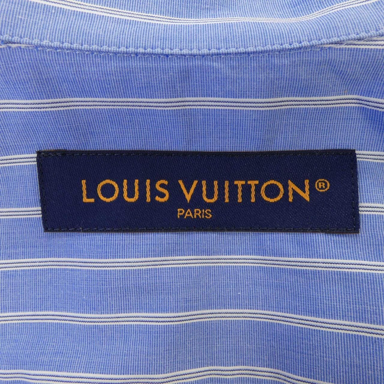 ルイヴィトン LOUIS VUITTON ジャカードピンストライプロングスリーブシャツ HUS82WW66 シャツ