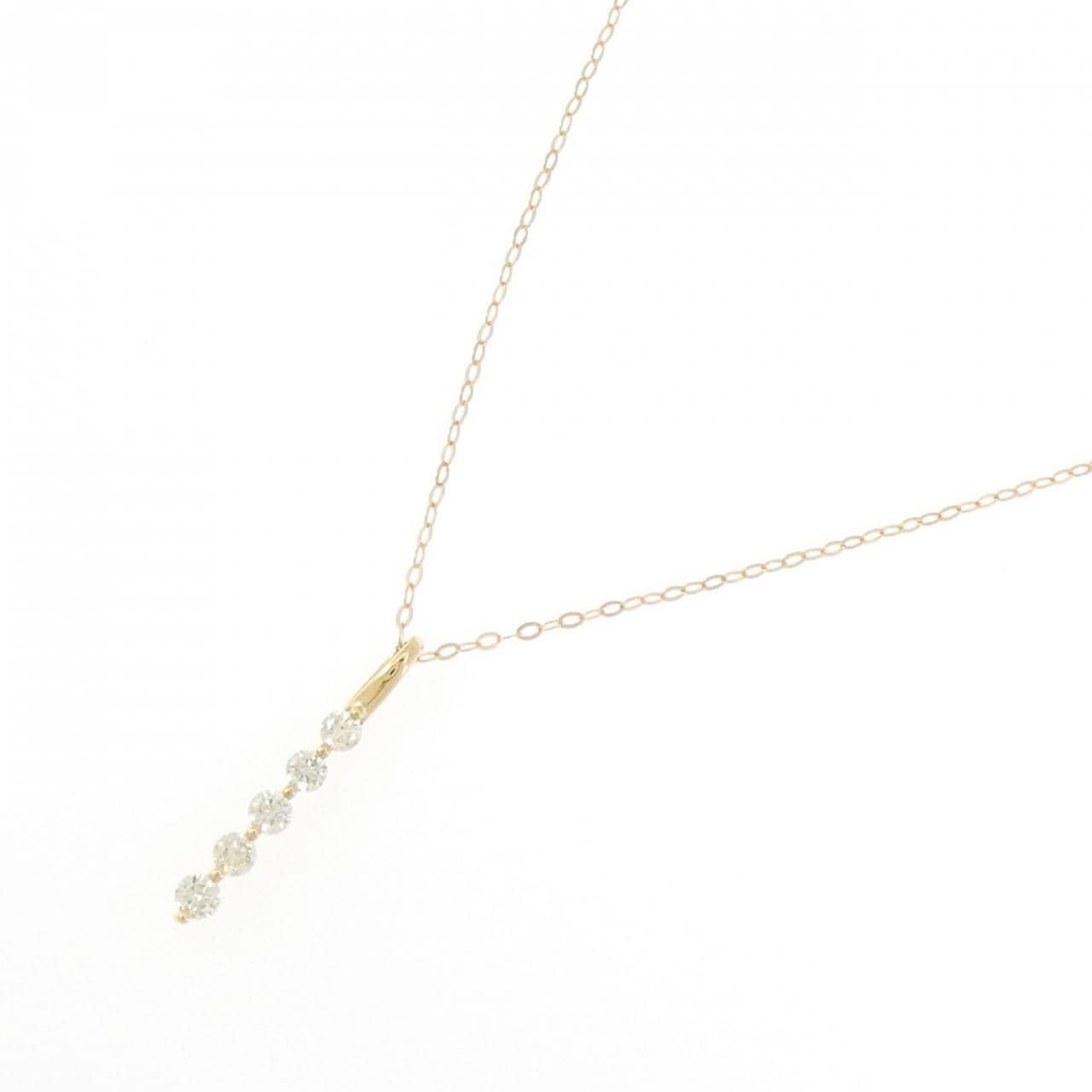 ジーエスティービー ダイヤモンド ネックレス 0.30CT