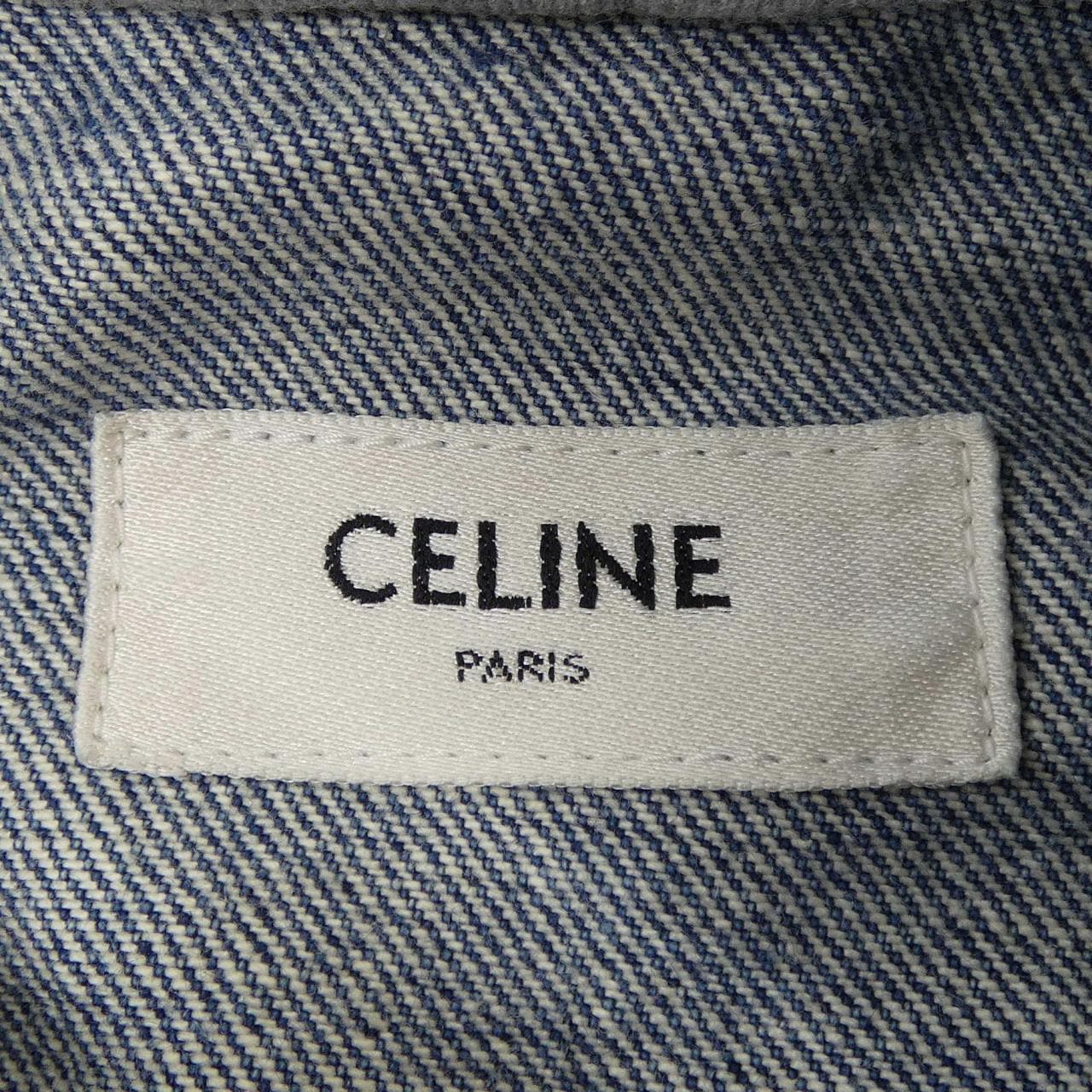 セリーヌ CELINE フード付きトラッカージャケット 2Q472930F デニムジャケット