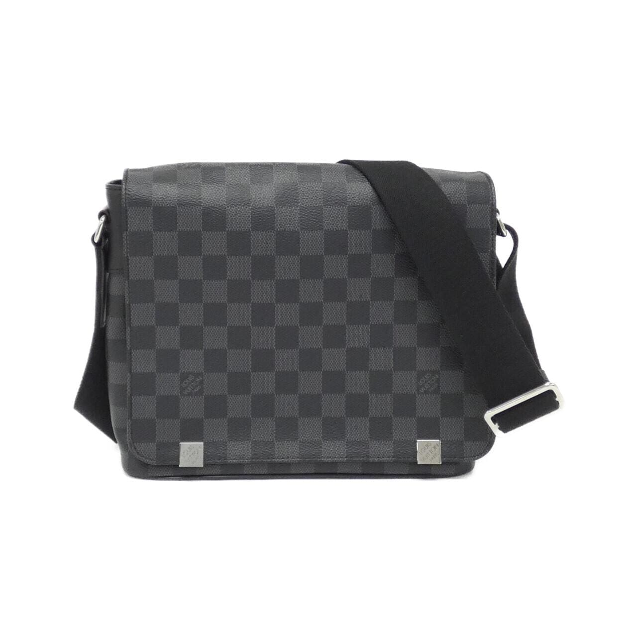 LOUIS VUITTON Damier Graphite District PM N41028 Shoulder Bag