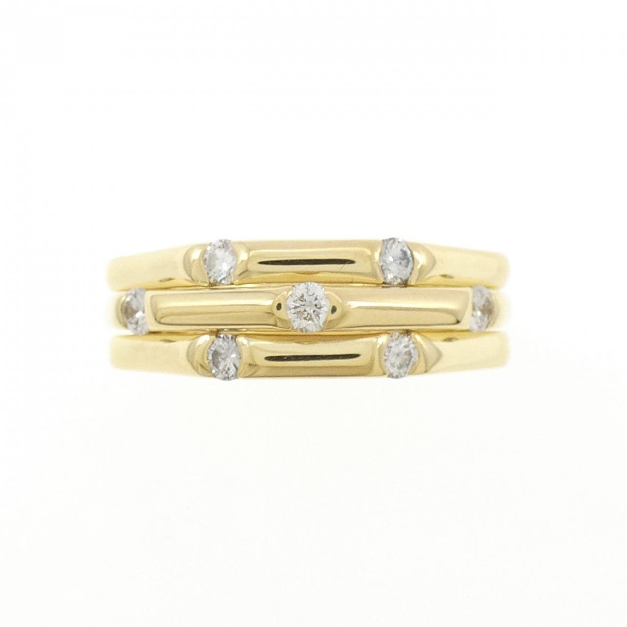 K18YG ダイヤモンド リング 0.36CT