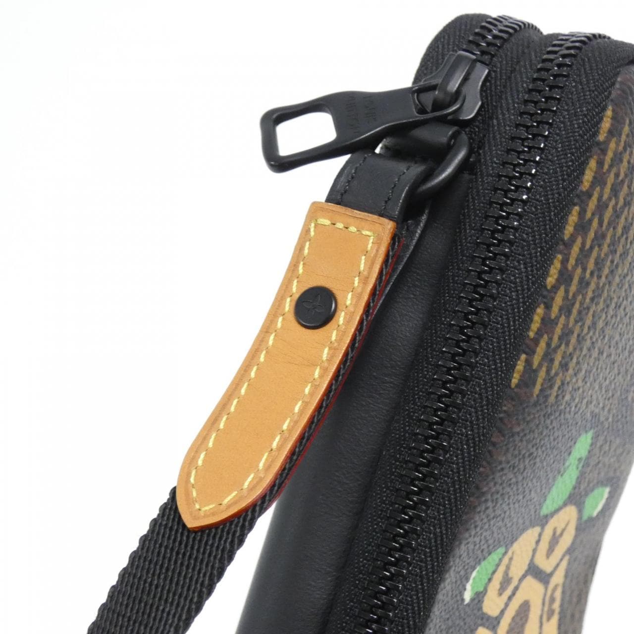 ルイヴィトン ダミエ ジャイアント(LVスクエアード) ダブル フォン ポーチ N40377 ショルダーバッグ