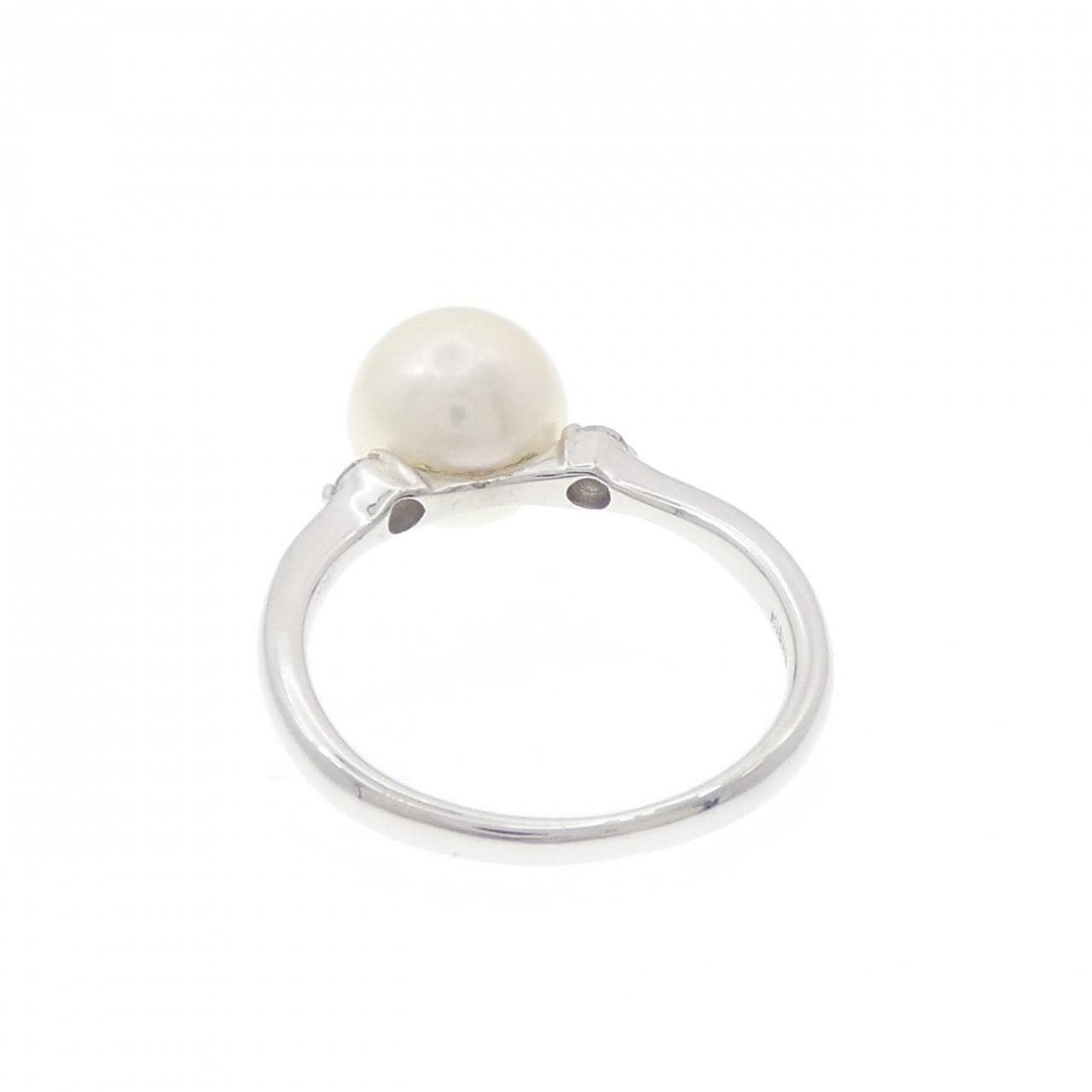 K18WG Akoya珍珠戒指 8.4 毫米