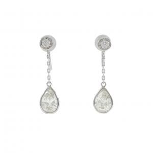 PT900 ダイヤモンド イヤリング 2.356CT