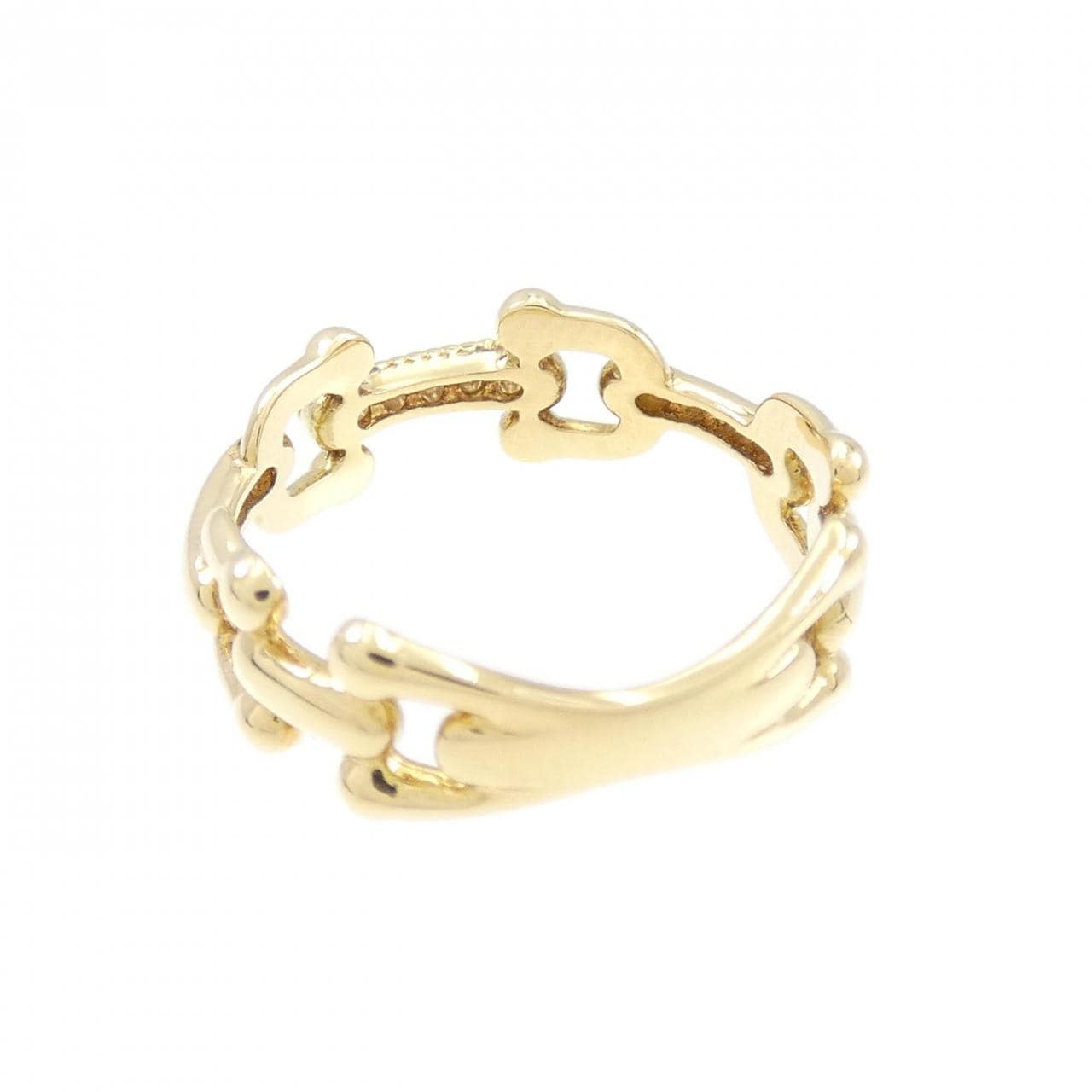 【新品】K18YG ダイヤモンド リング 0.02CT