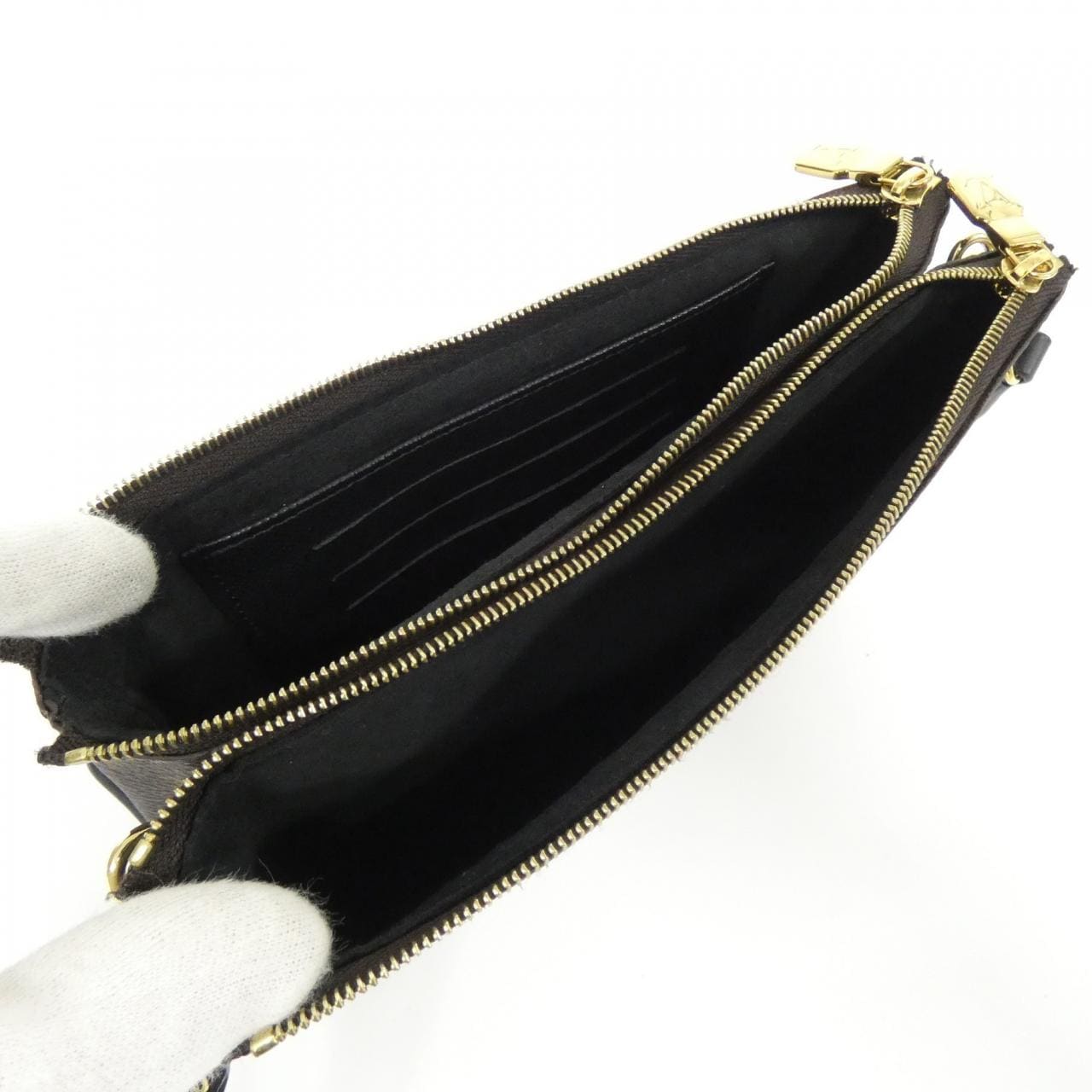 ルイヴィトン モノグラム ジャイアント ポシェット ドゥーブル ジップ M69203 ショルダーバッグ