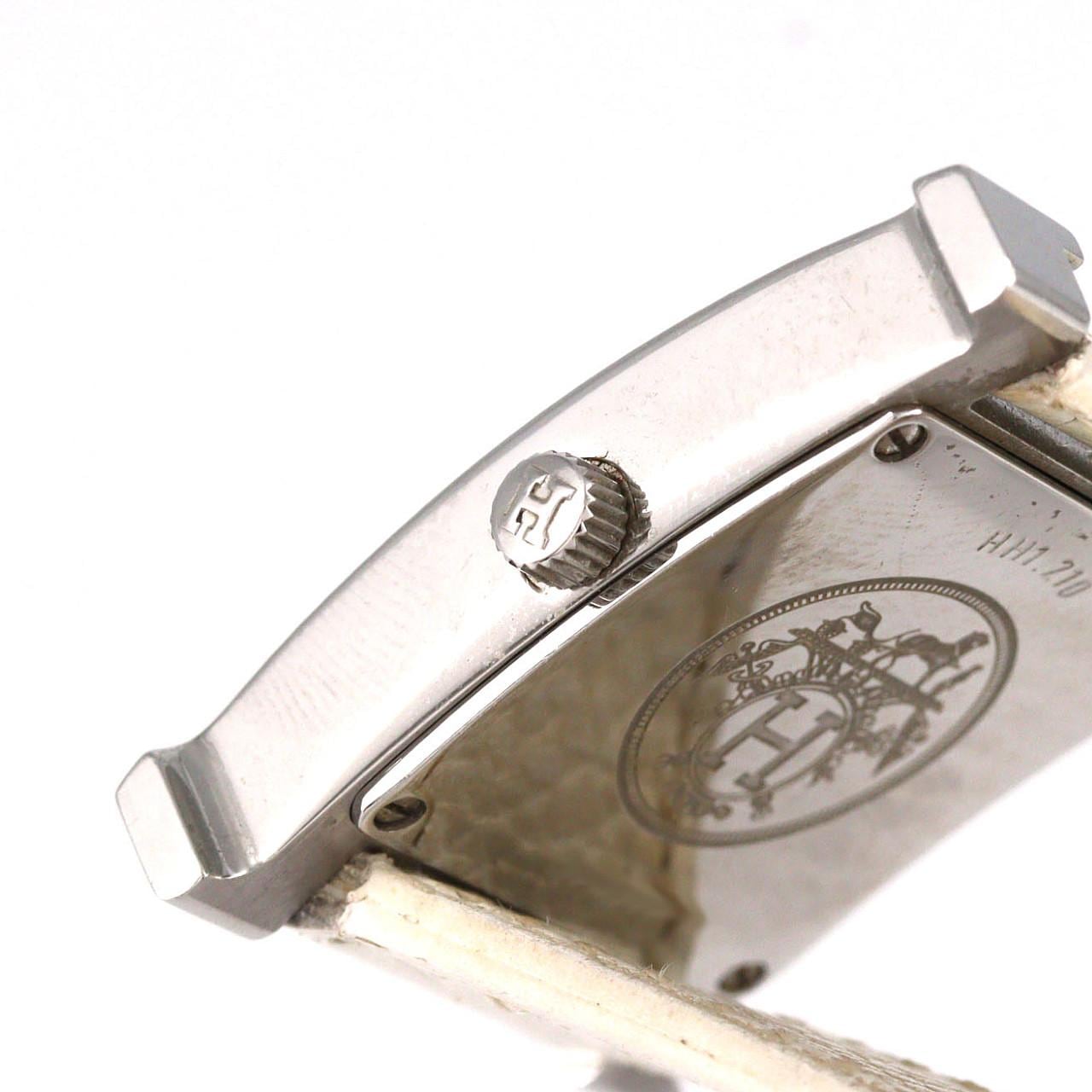 【ノーメンテナンス還元価格】エルメス Hウォッチ･12P HH1.210 SS クォーツ