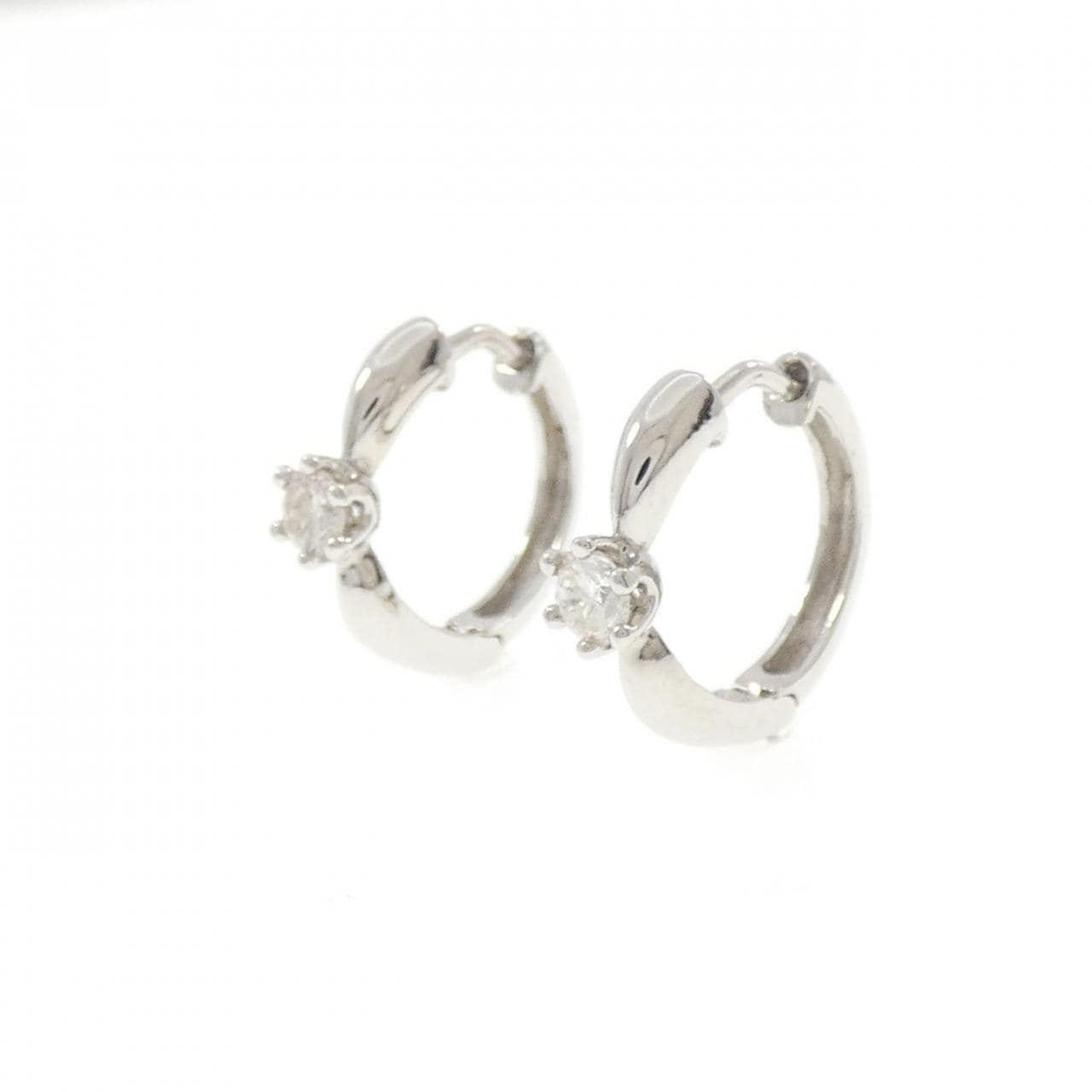 PT900 ダイヤモンド ピアス 0.30CT