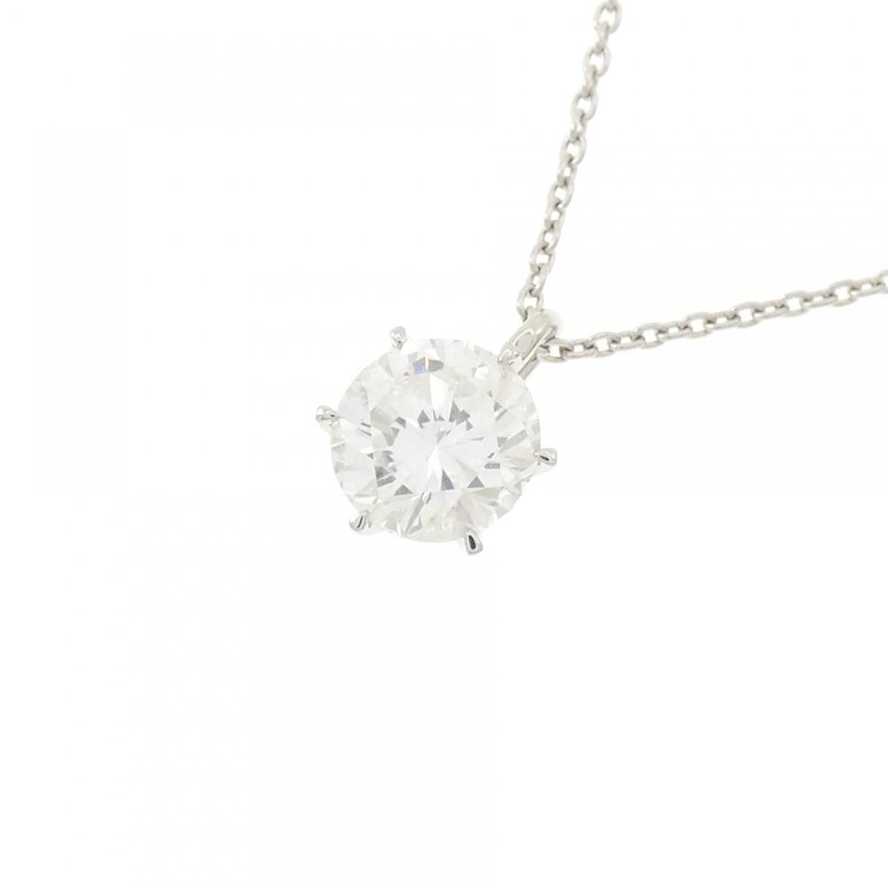 PT900/PT850 ダイヤモンド ネックレス 1.129CT H I1 Good