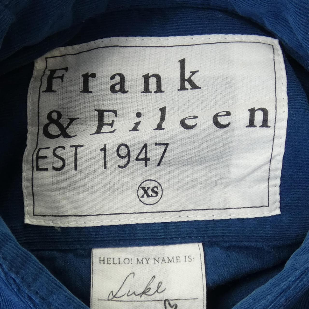 フランクアンドアイリーン FRANK&EILEEN シャツ