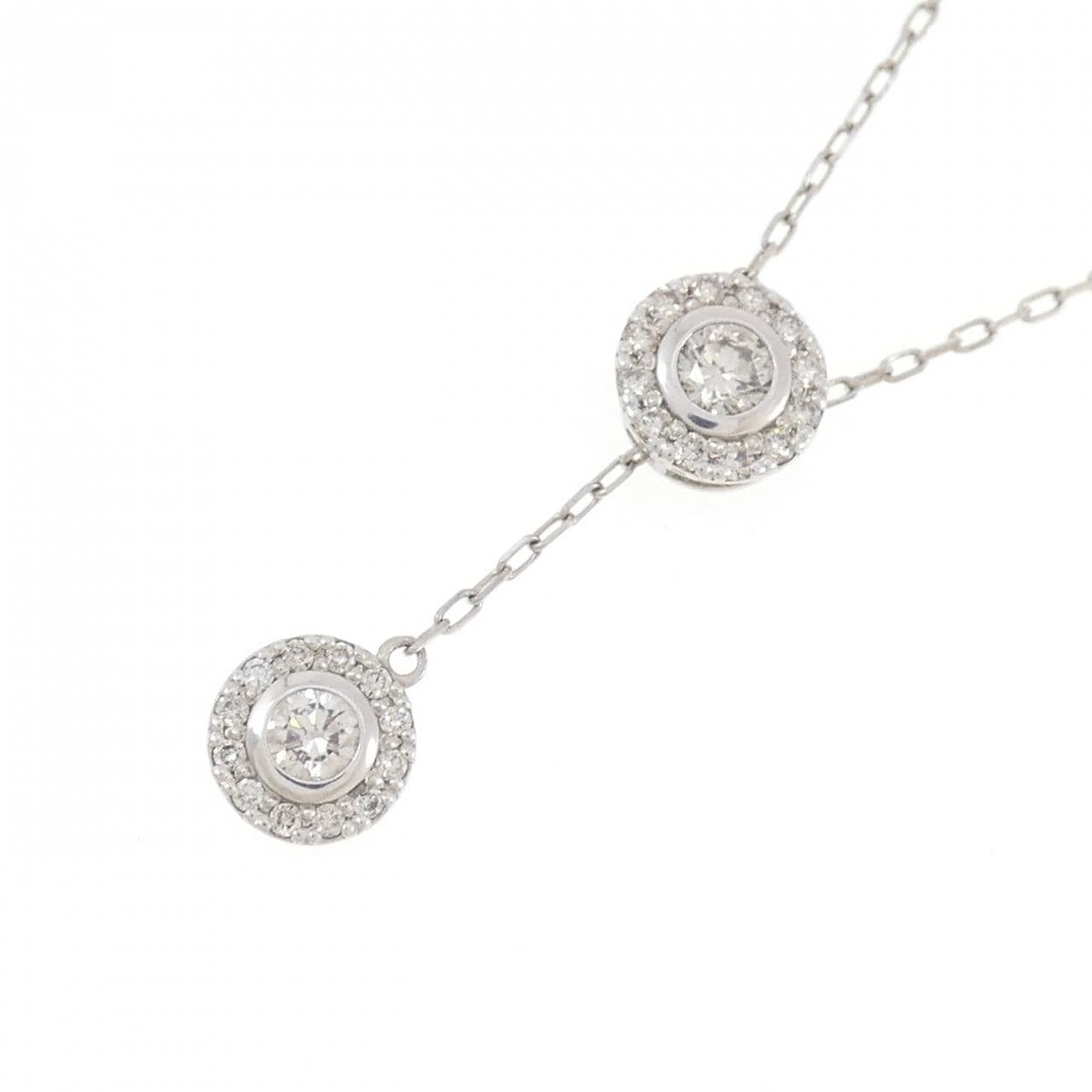 PT900/PT850 ダイヤモンド ネックレス 0.36CT