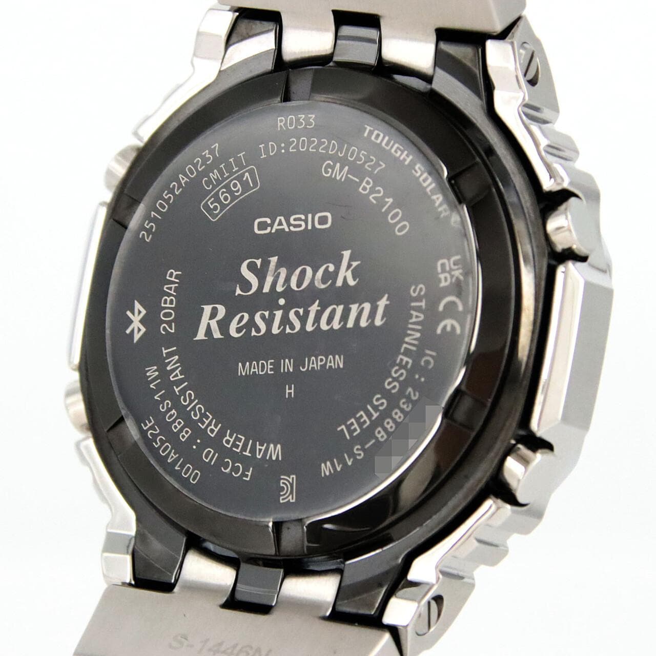 カシオ G-SHOCK GM-B2100SD-1CJF SS ソーラークォーツ