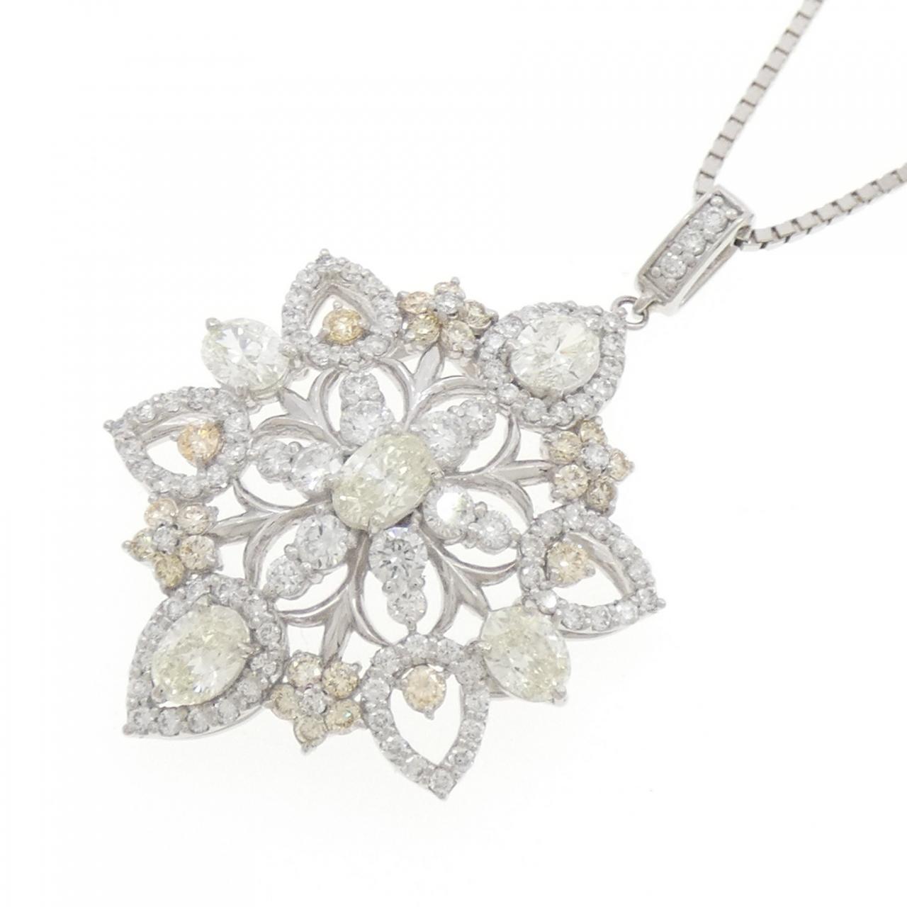 PT900/PT850 ダイヤモンド ネックレス 1.16CT