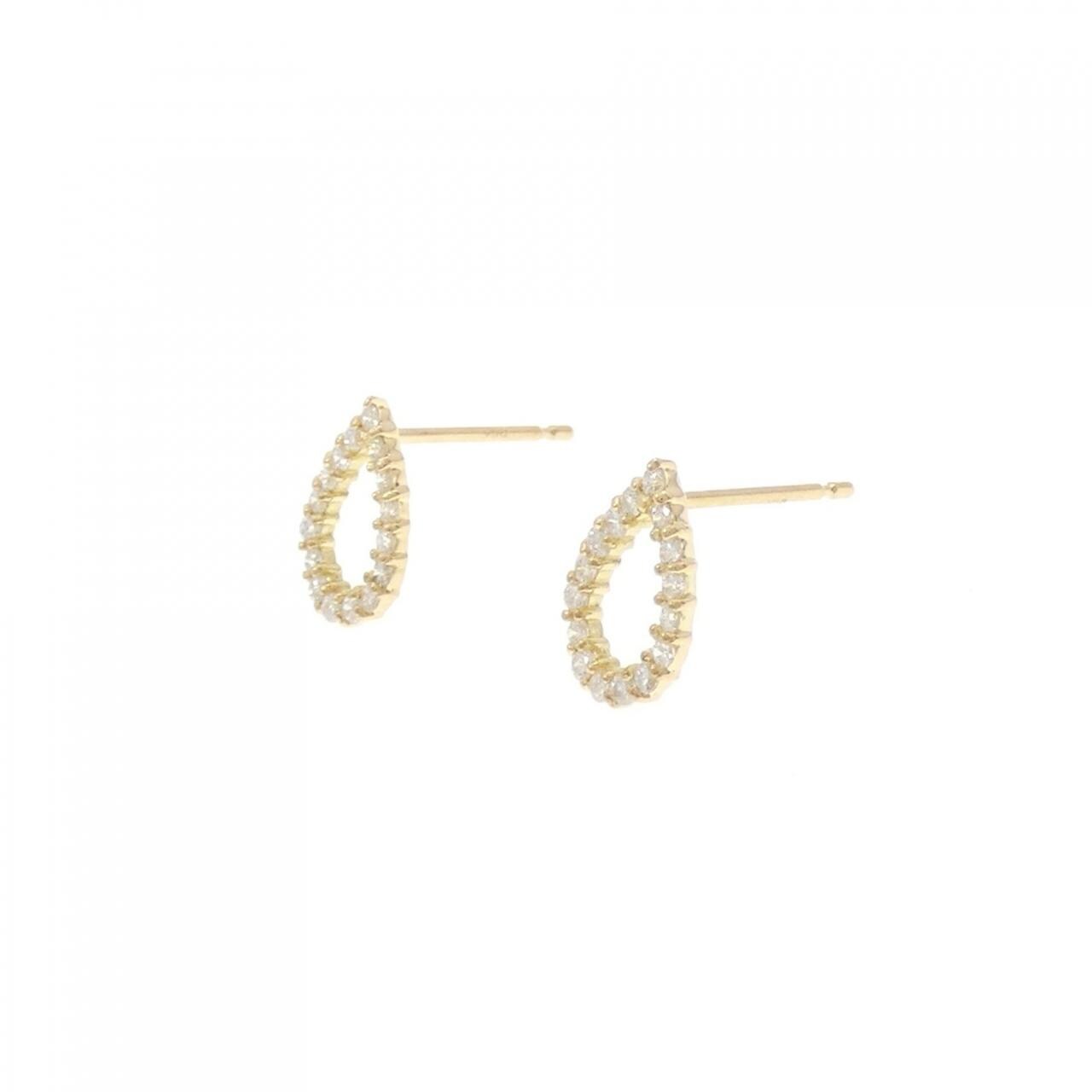 【リメイク】K18YG ダイヤモンド ピアス 0.20CT