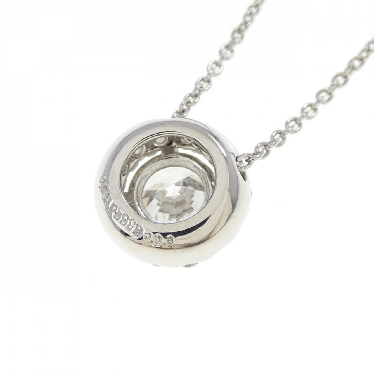 【リメイク】PT900/PT850 ダイヤモンド ネックレス 0.531CT E VS2 3EXT