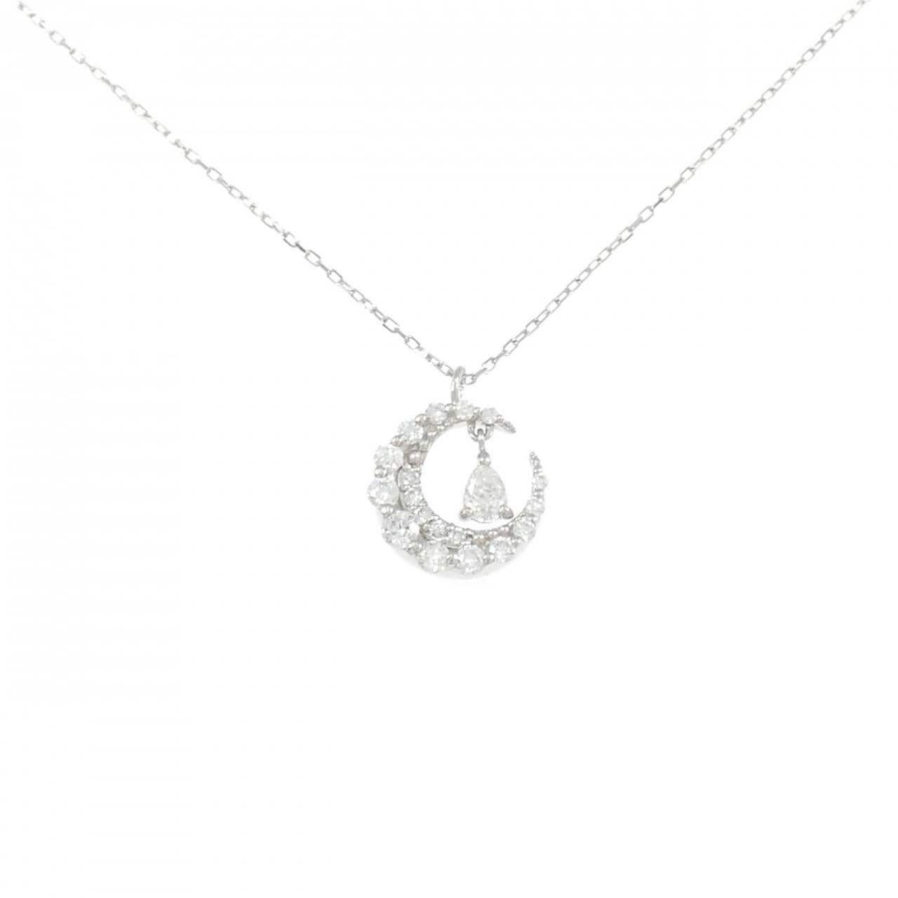 PT900/PT850 ダイヤモンド ネックレス 0.13CT