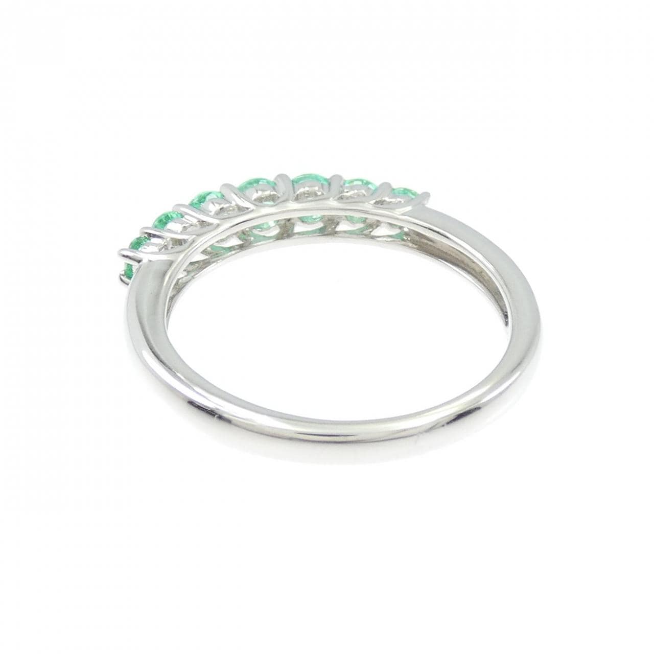 PT950 エメラルド リング 0.40CT