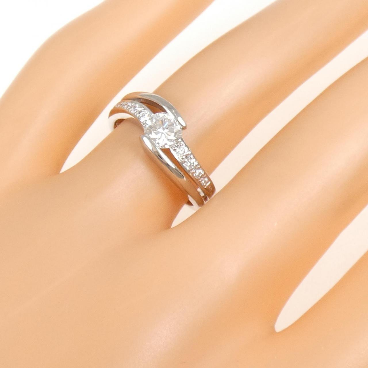 PT900 ダイヤモンド リング 0.516CT