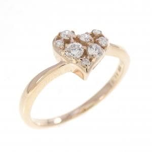 ヴァンドーム ハート ダイヤモンド リング 0.15CT