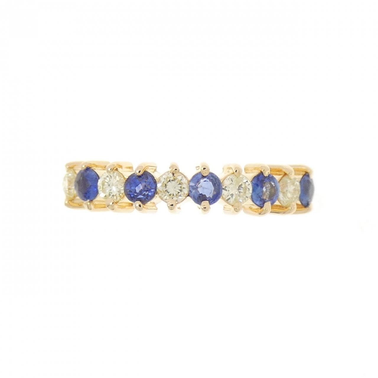 K18YG サファイヤ リング 0.31CT