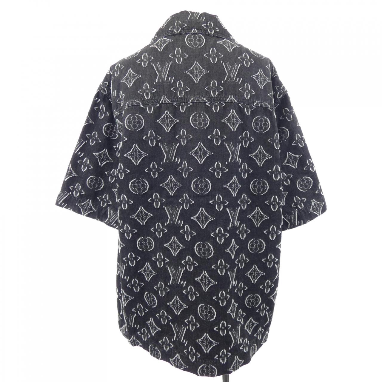 ルイヴィトン LOUIS VUITTON モノグラムショートスリーブシャンブレーシャツ HPS73WARS S／Sシャツ