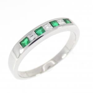PT900 エメラルド リング 0.19CT