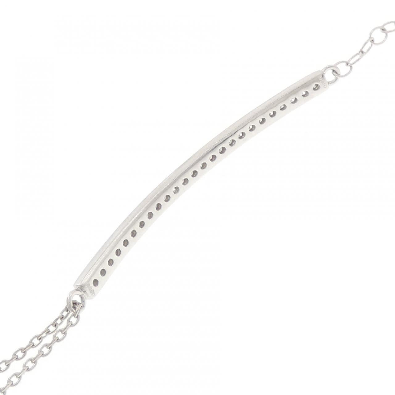 K18WG ダイヤモンド ブレスレット 0.30CT