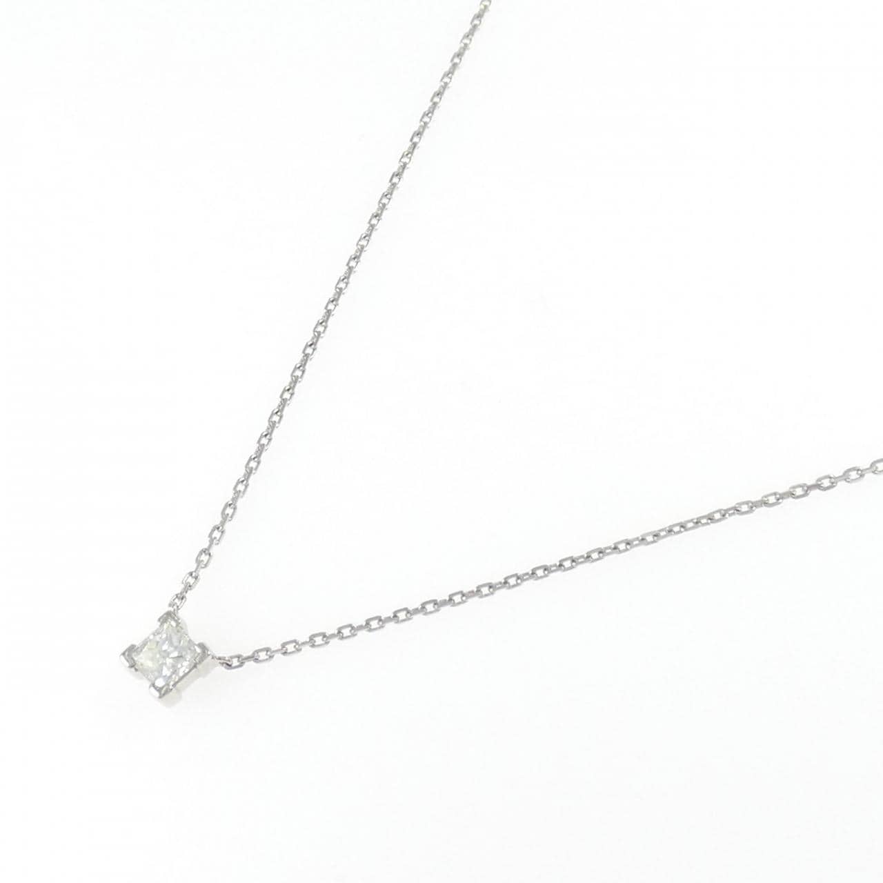 PT900/PT850 ダイヤモンド ネックレス 0.364CT F VVS2 ファンシーカット