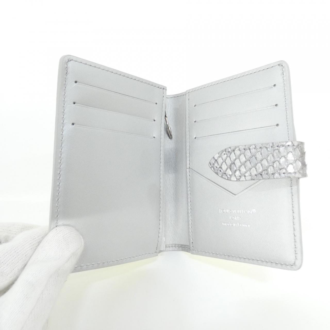 ルイヴィトン エキゾチック レザー LVヴェルティカル ウォレット コンパクト N89118 財布