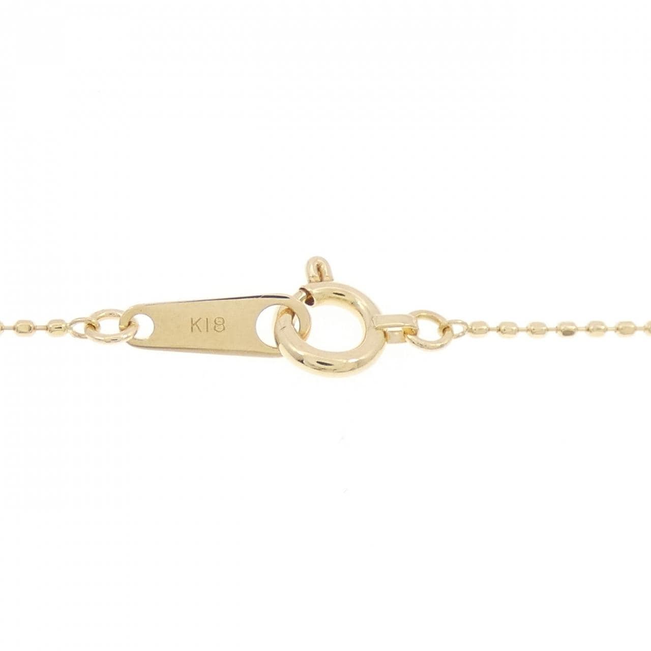 K18YG ダイヤモンド ネックレス 0.02CT