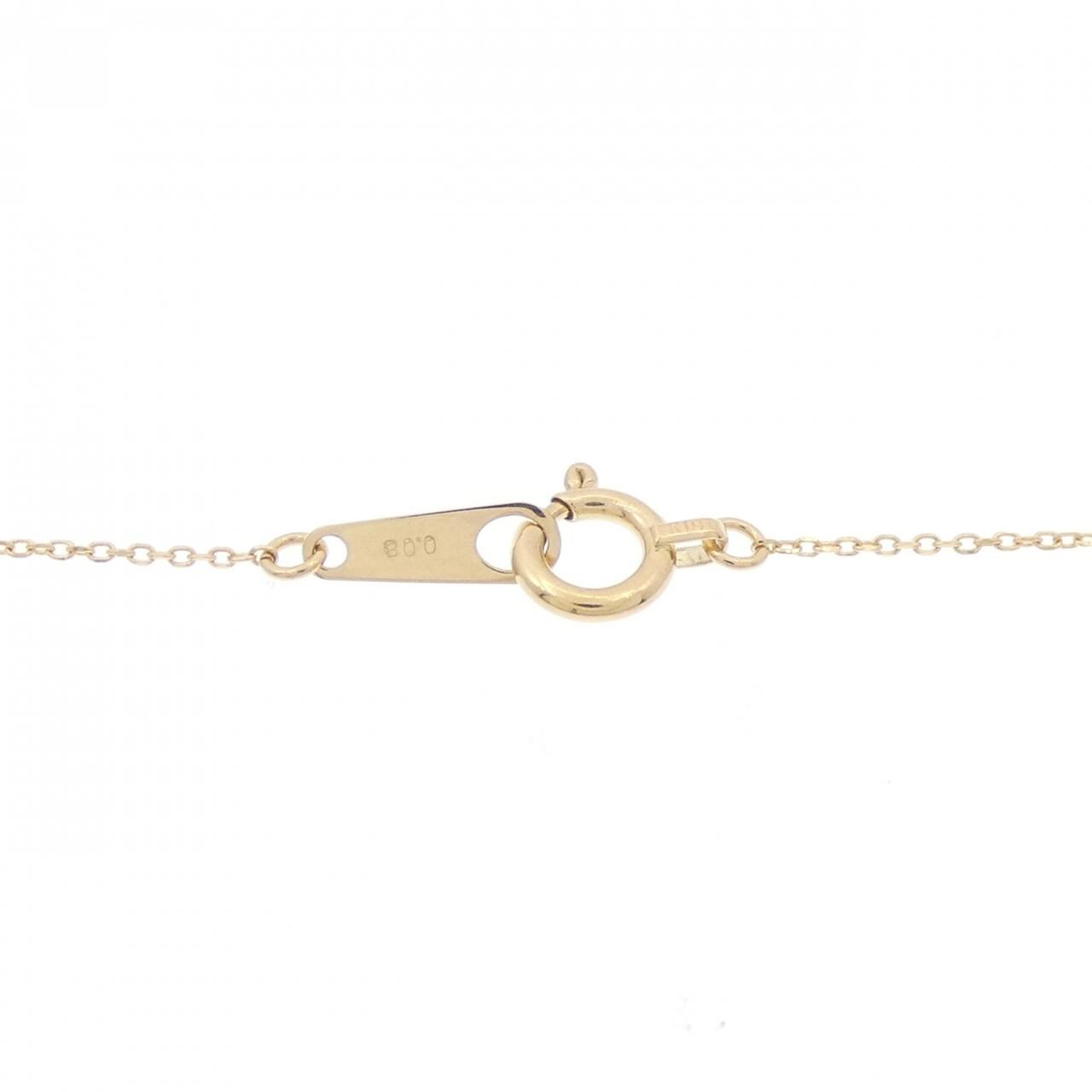 K18YG ダイヤモンド ネックレス 0.08CT