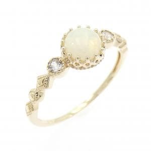 K10YG オパール リング