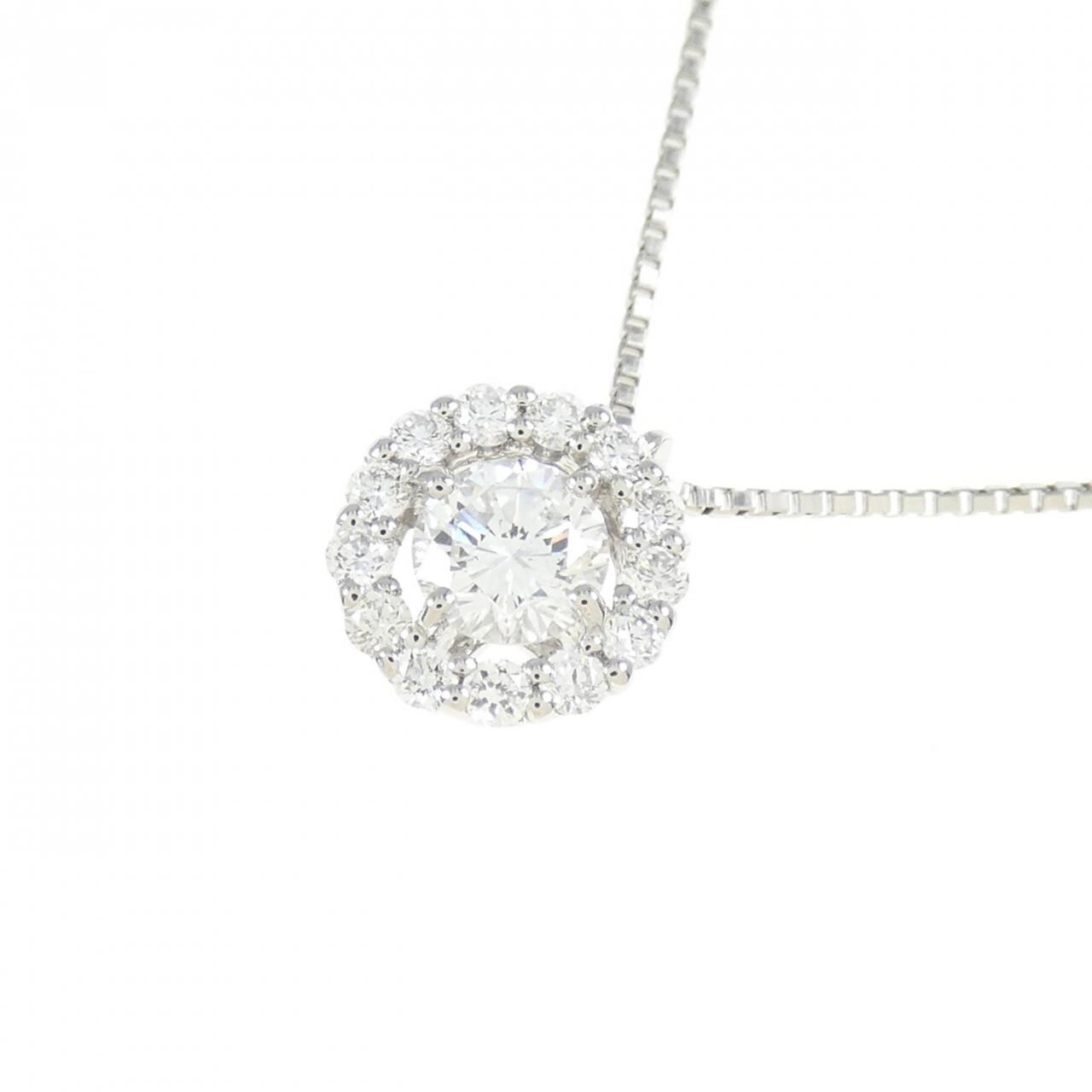 新品！PTダイヤモンドネックレス0.569ct D/SI2/GOOD 鑑定書付 アクセサリー