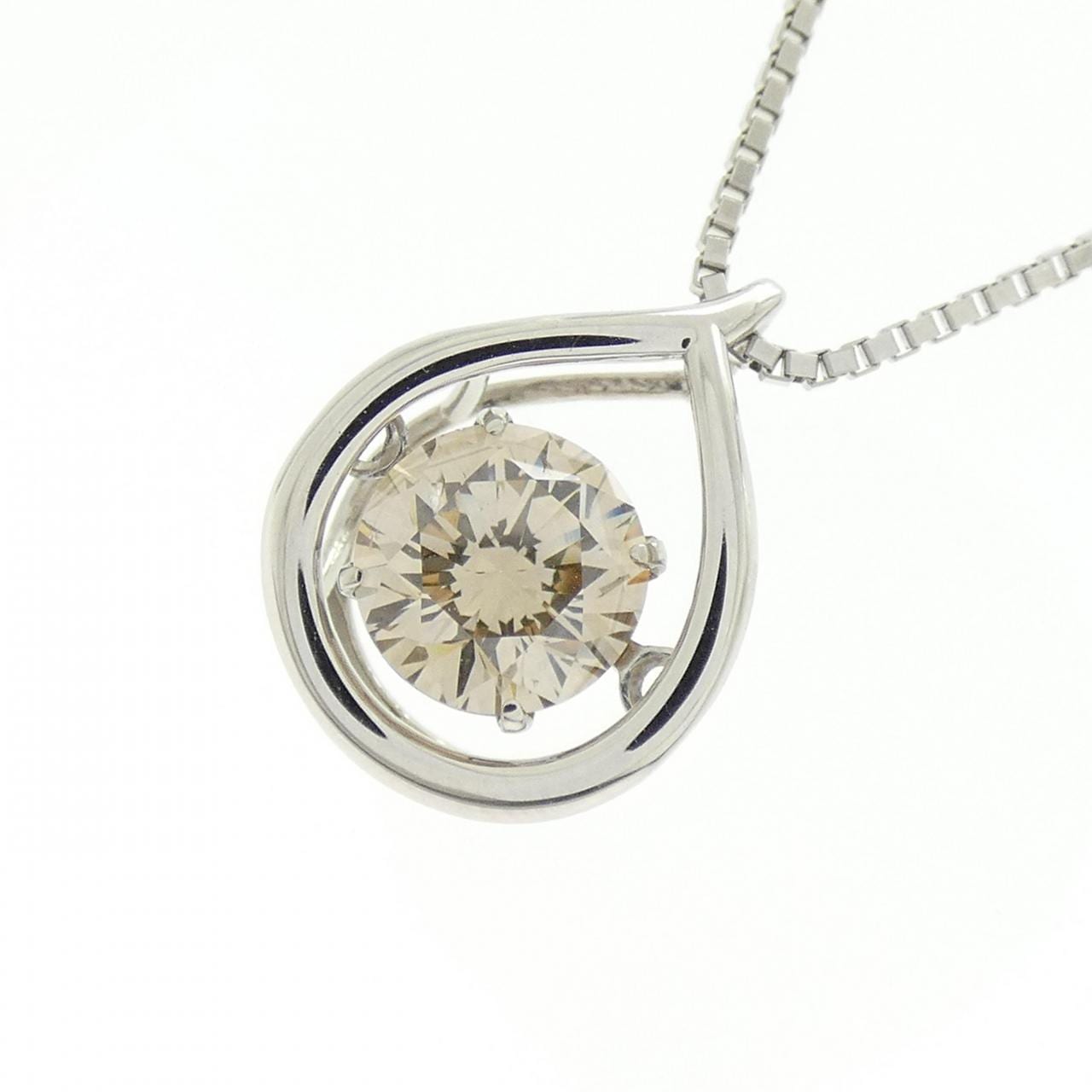 PT900/PT850 ダイヤモンド ネックレス 0.82CT