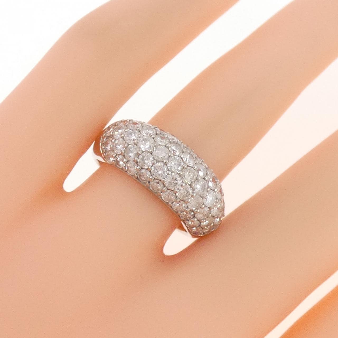 PT900 パヴェ ダイヤモンド リング 2.00CT
