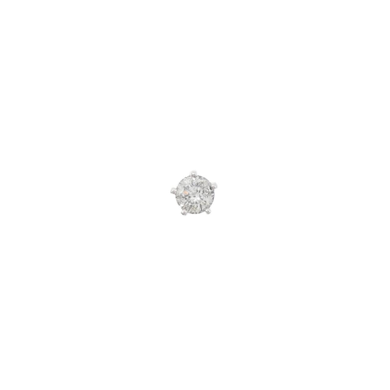 PT900 ダイヤモンド ピアス 0.17CT 片耳